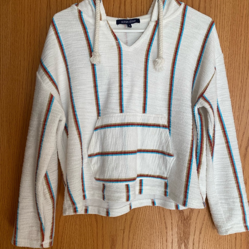 Ocean Drive Boho Pullover/Hoodie, Size Small
